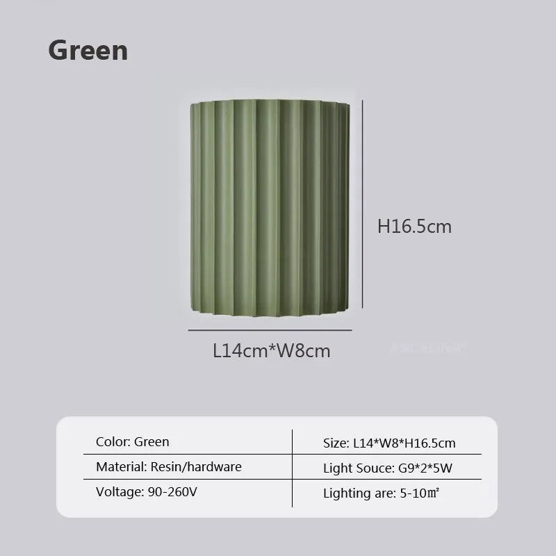 Macaron Resin Wall Light Sconces