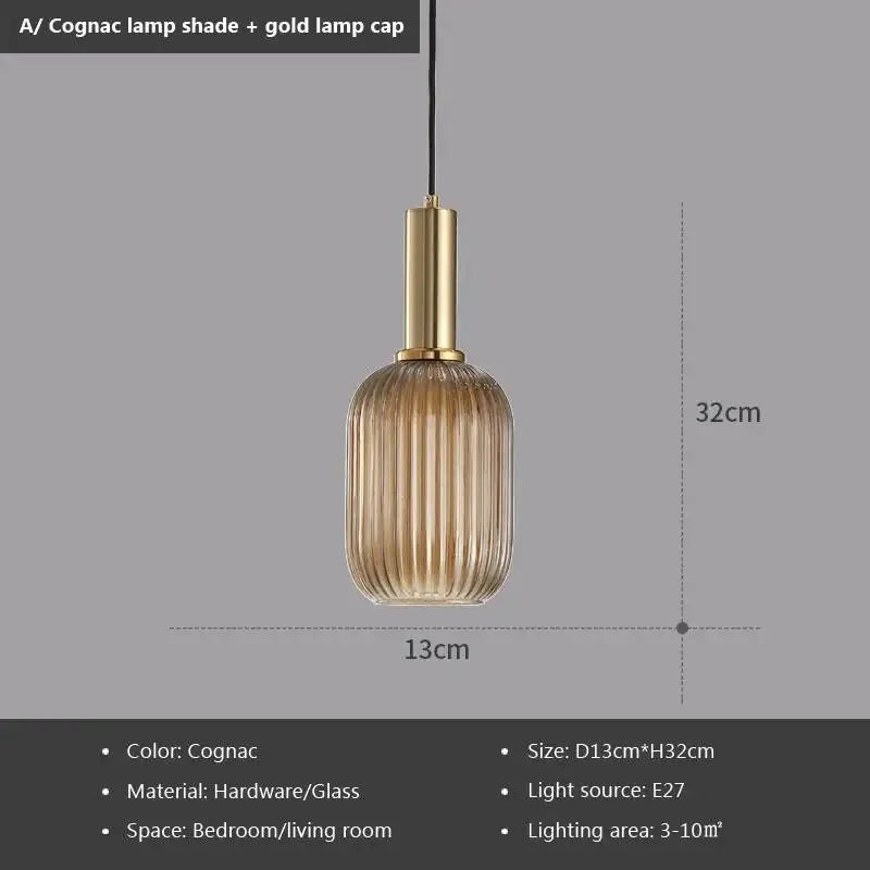 Nordic LED Glass Pendant Lamp