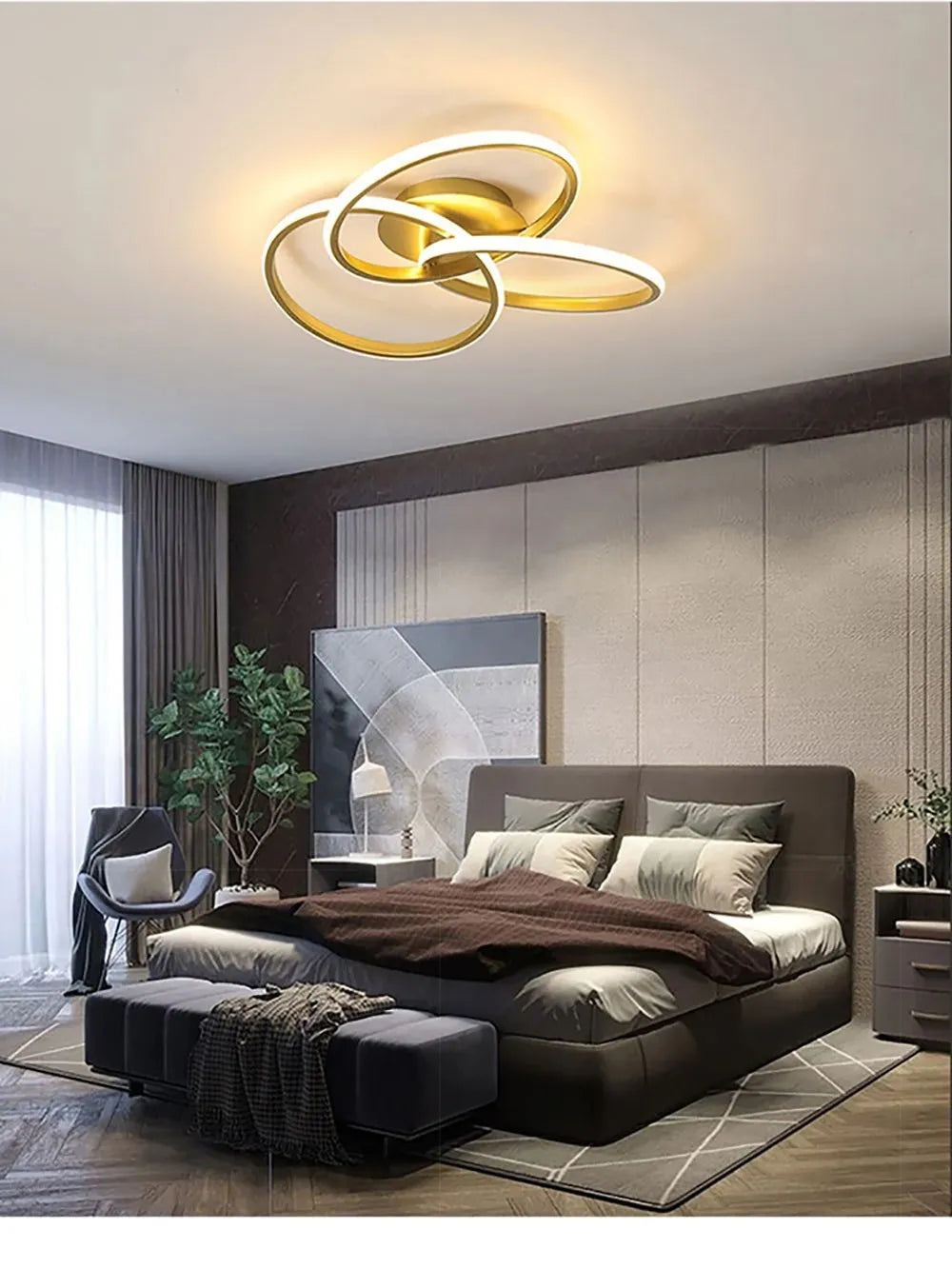 DARHYN - LED Ceiling Light Acrylic Trefoil