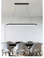 DARHYN - Modern LED Oval Overhead Pendant Light