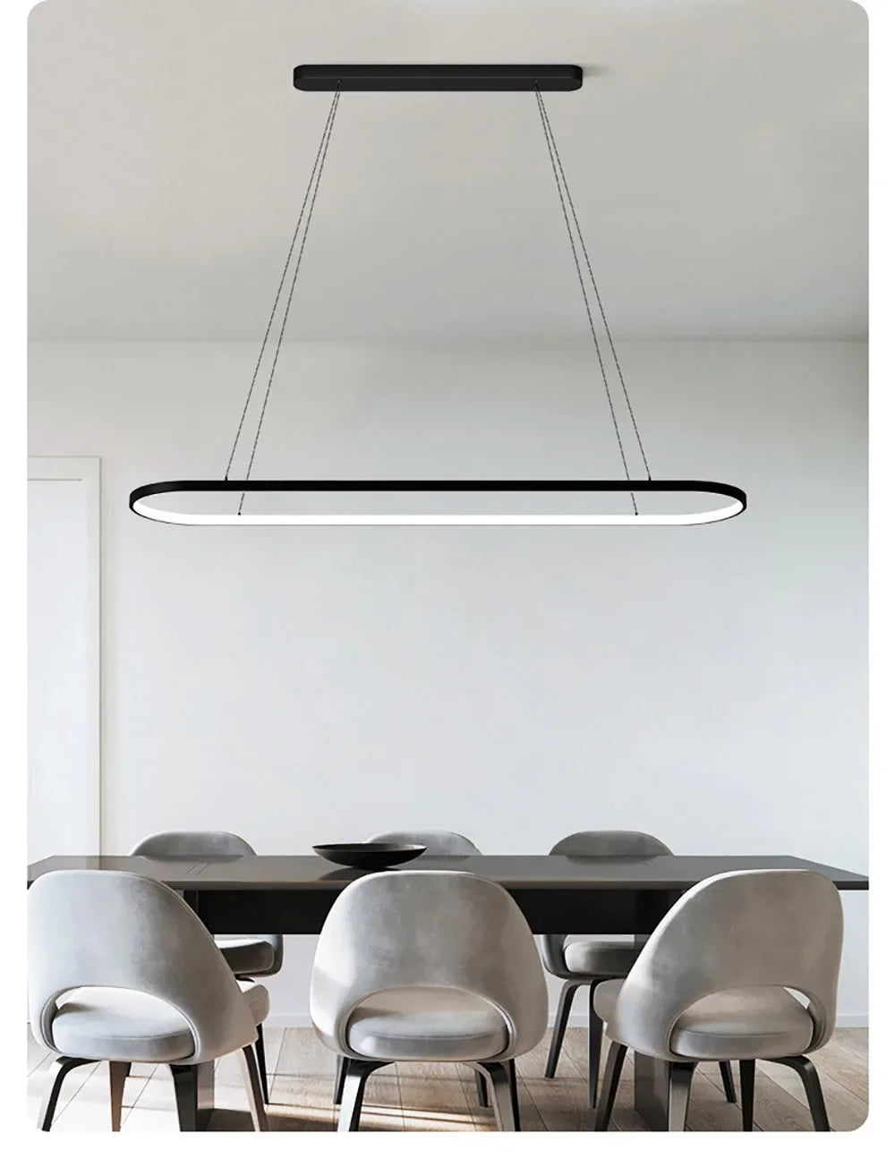 DARHYN - Modern LED Oval Overhead Pendant Light