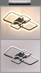 DARHYN - LED Ceiling Light 4 Squares