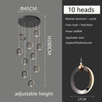 The Rings of Eclipse Modern Luxury Chandelier