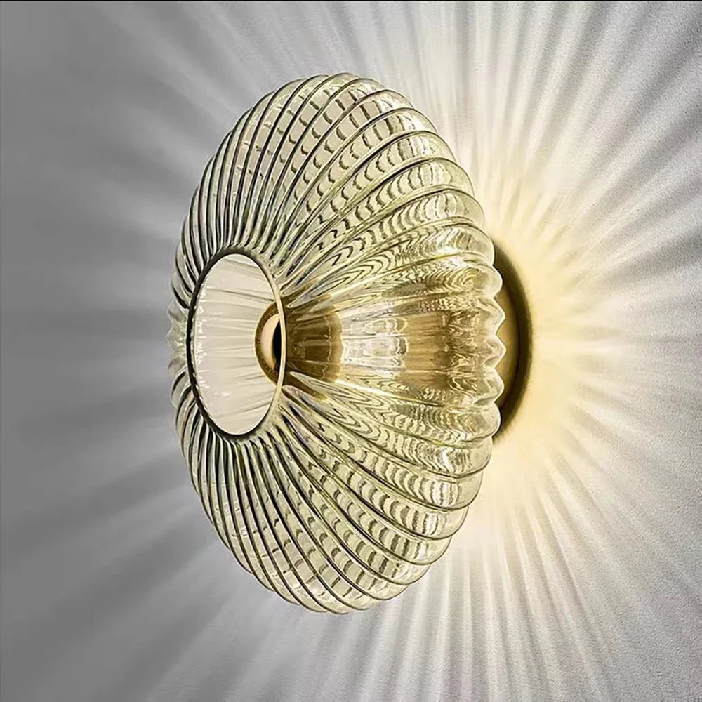 DARHYN - LED Wall Lamps Glass Ripple