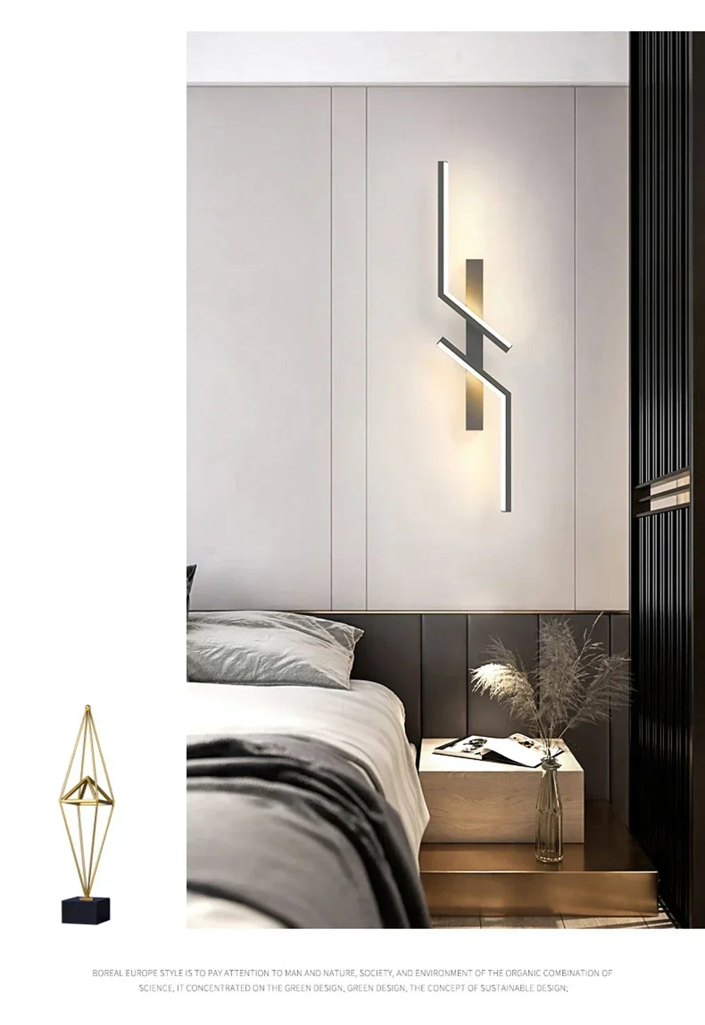 DARHYN - Modern LED Long Strip Wall Sconce