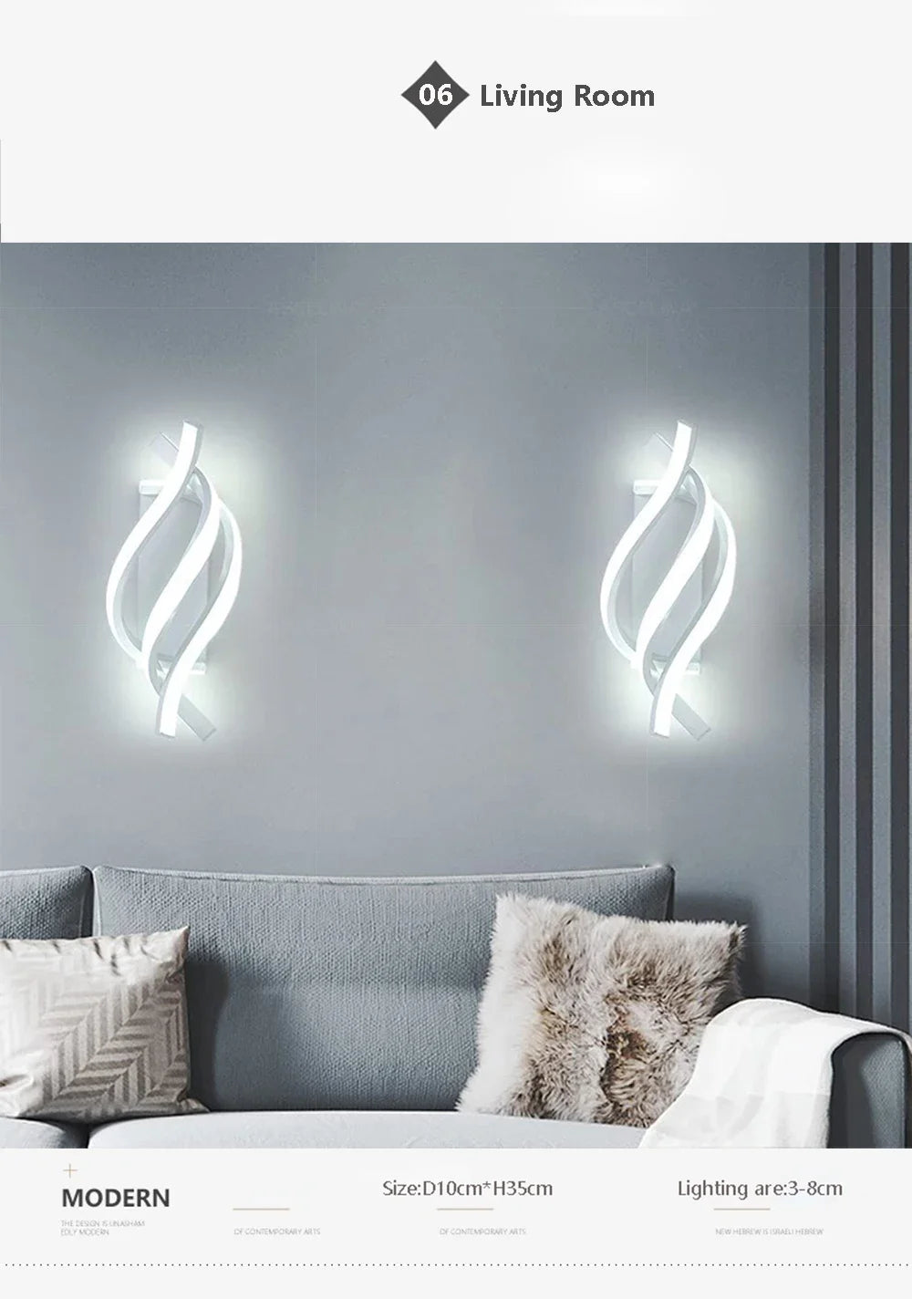 DARHYN - Modern LED Wall Decoration Sconce