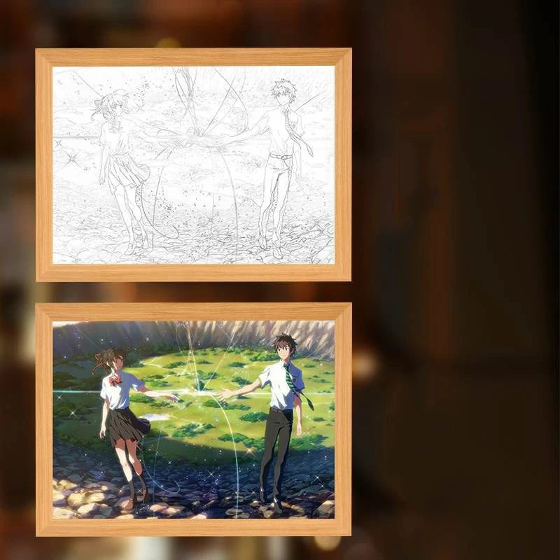 💫🌠 Your Name LED Light Frame – Where Dreams and Stars Connect 🌙💞