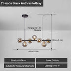 The Eira Nordic Glass Chandelier