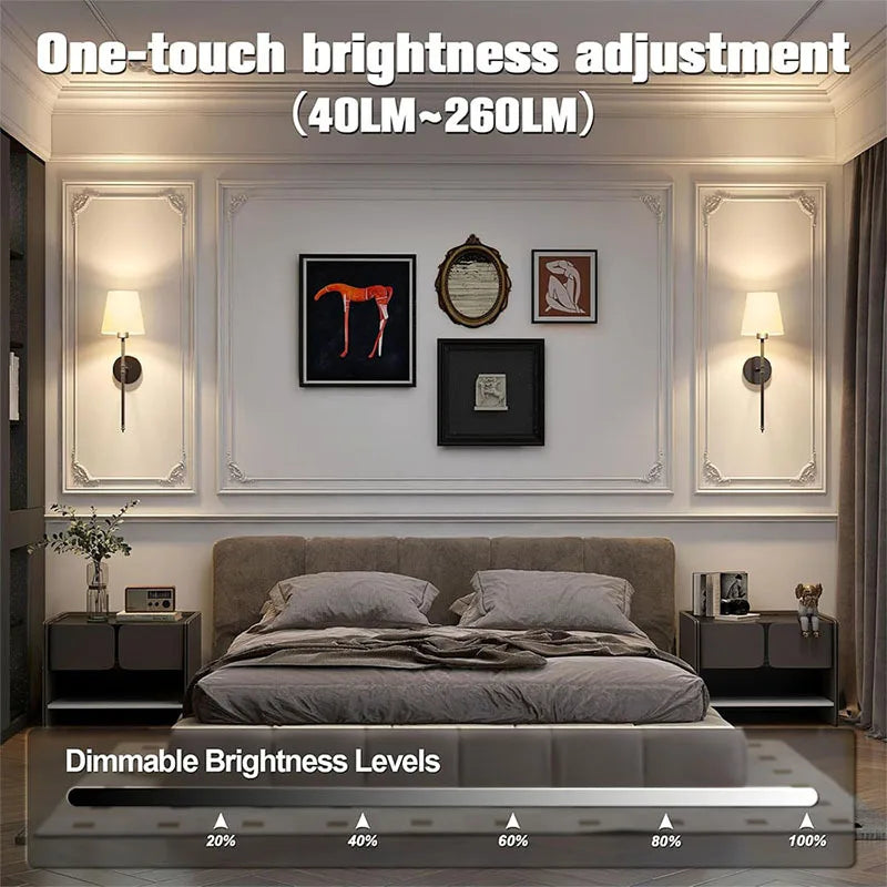 DARHYN - Recharge LED Wall Lamp RGB Bulb