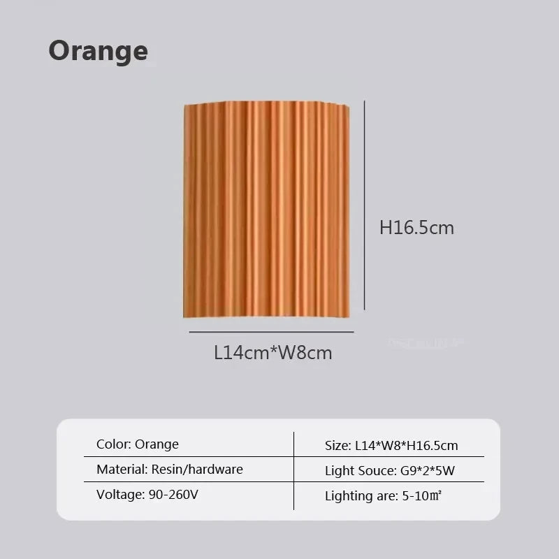 Macaron Resin Wall Light Sconces