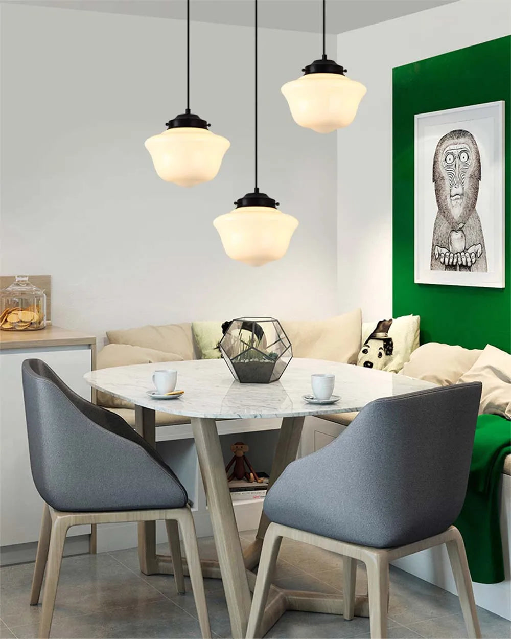 The Ophelia Nordic Glass Pendant