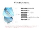 Macaron Modern Glass Table Lamp Mushroom