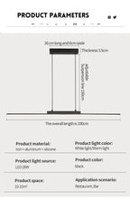 DARHYN - LED Pendant Light Minimalist Stripe