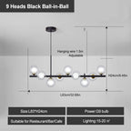 The Eira Nordic Glass Chandelier