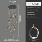 The Rings of Eclipse Modern Luxury Chandelier