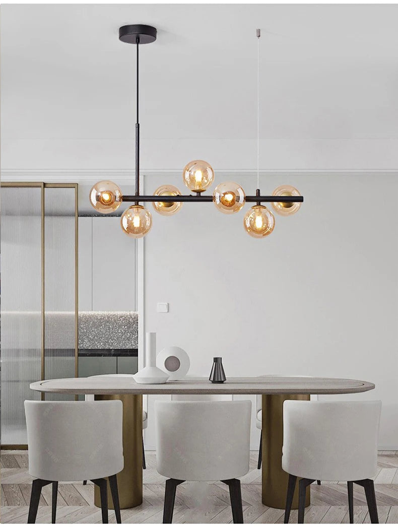The Eira Nordic Glass Chandelier