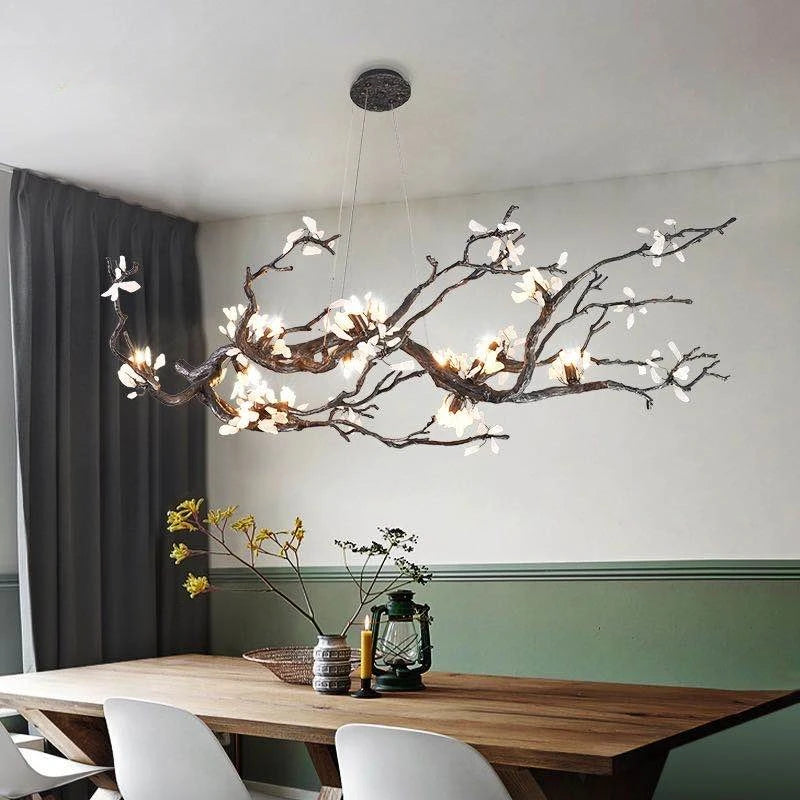 All Copper LED Creative Branch Chandelier