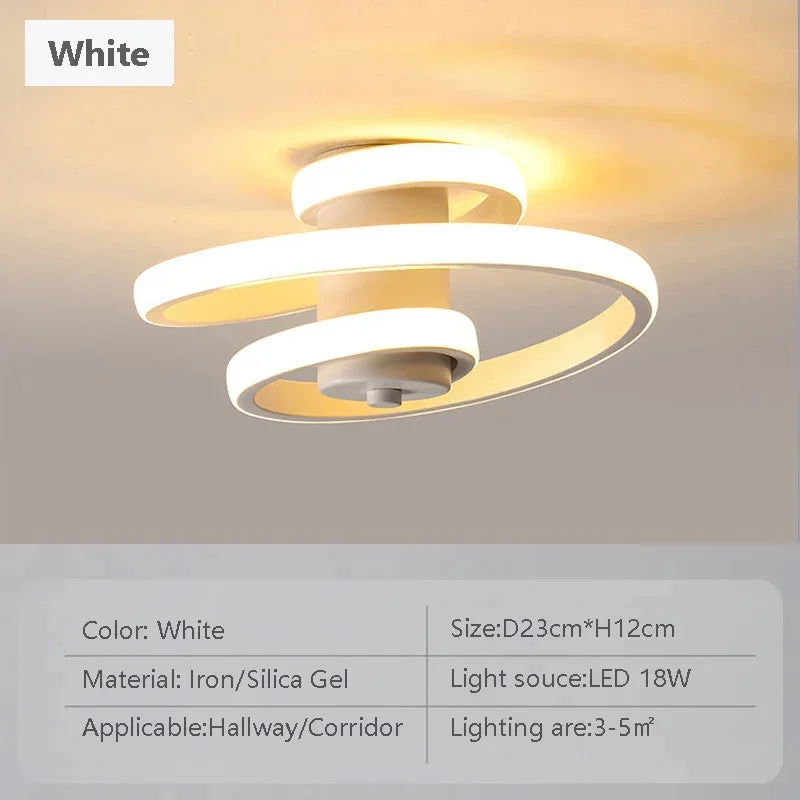 DARHYN - Spiral LED Ceiling Light