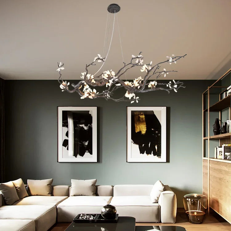 All Copper LED Creative Branch Chandelier