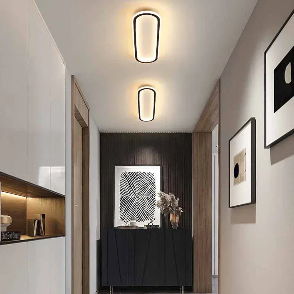 DARHYN - Modern LED Ceiling Light Oval Black
