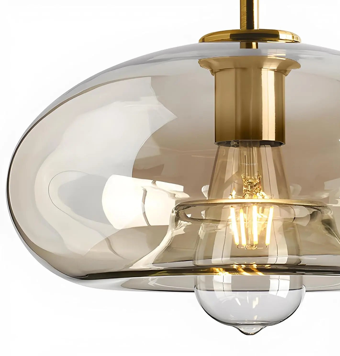 The Amber Horizon Glass Pendant Series