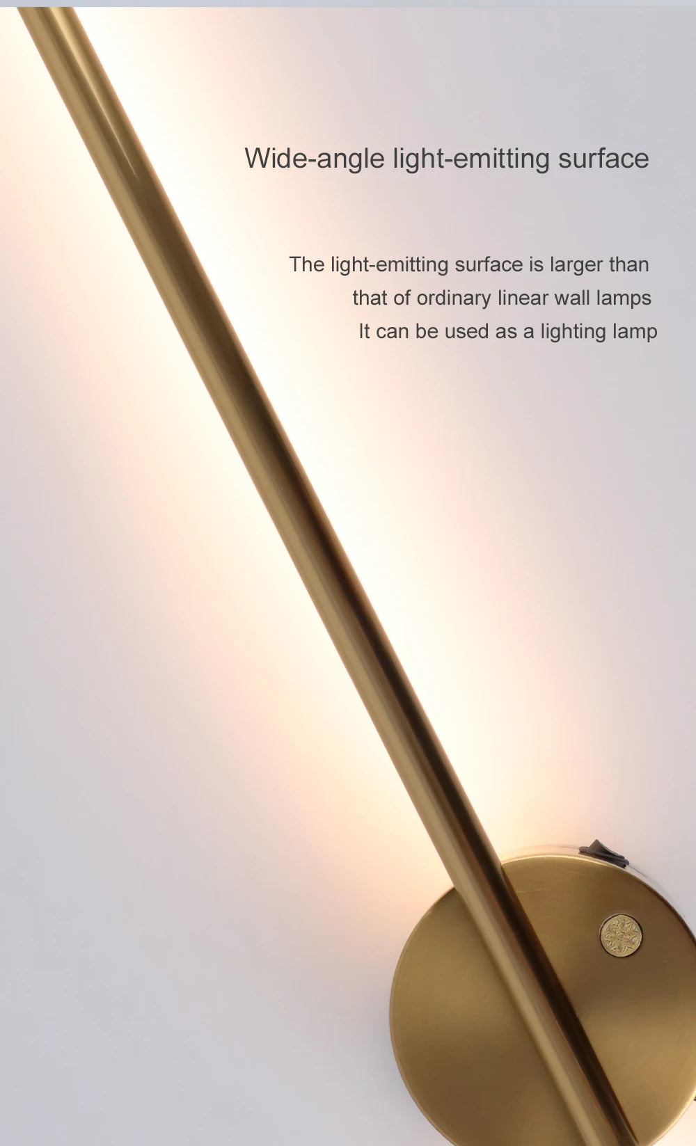 DARHYN - Motion Sensor Detection Rechargeable LED Wall Lamp