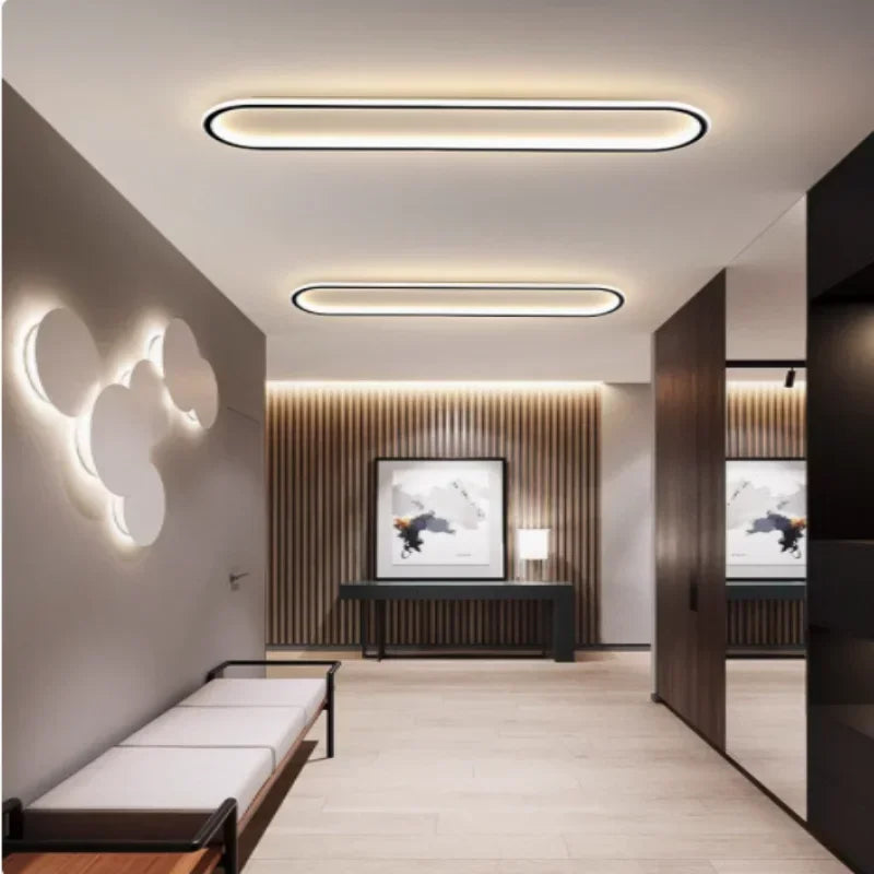 DARHYN - Modern LED Ceiling Light Oval Black