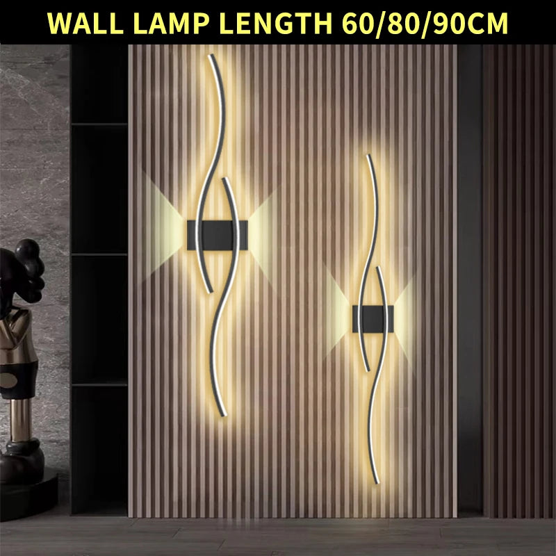 DARHYN - LED Double Curve Wall Light
