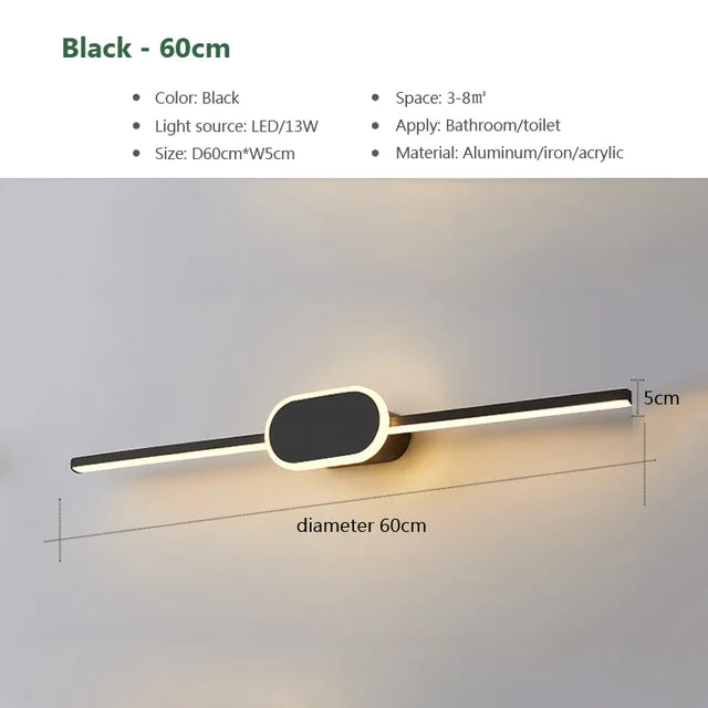 DARHYN - LED Wall Lamps Mirror Headlights