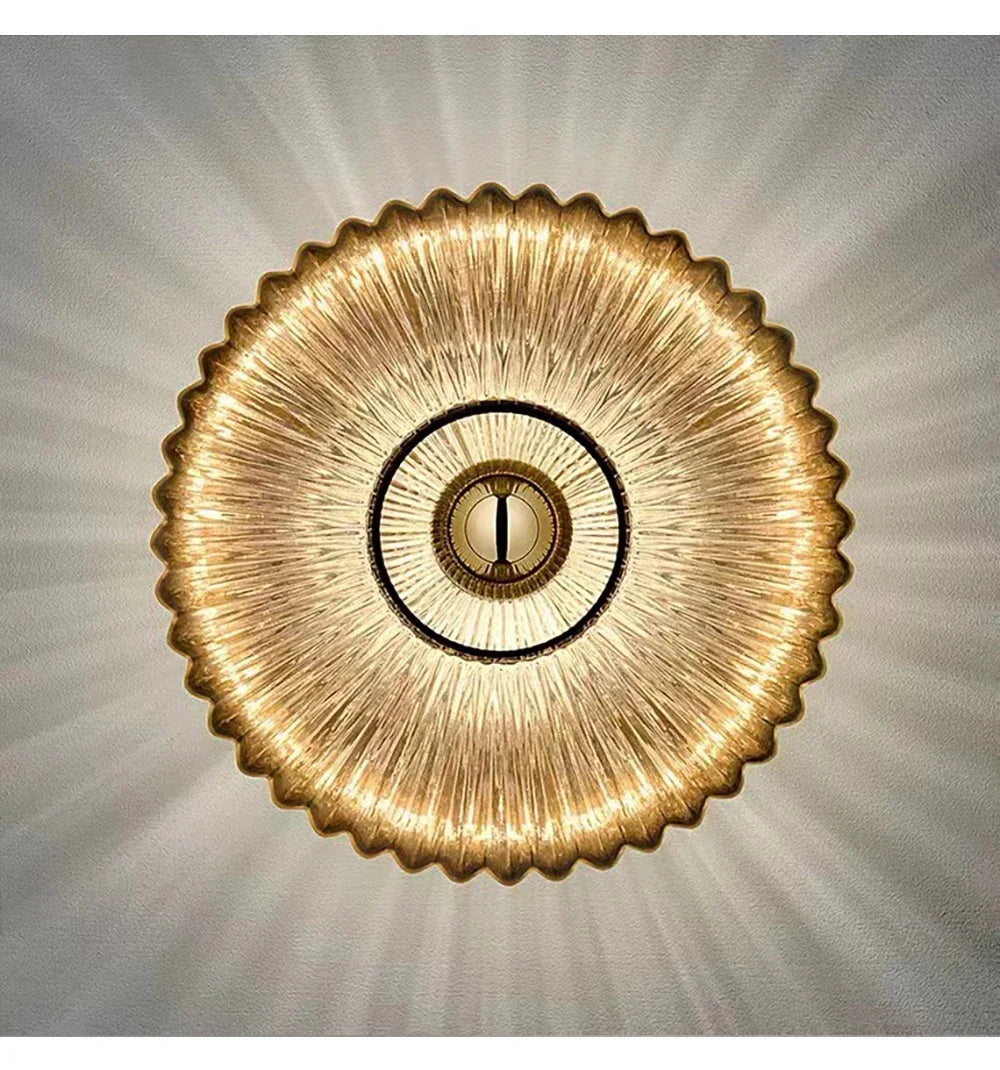 DARHYN - LED Wall Lamps Glass Ripple