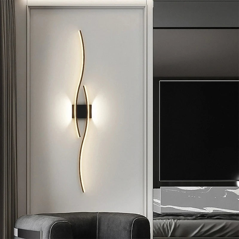 DARHYN - LED Double Curve Wall Light
