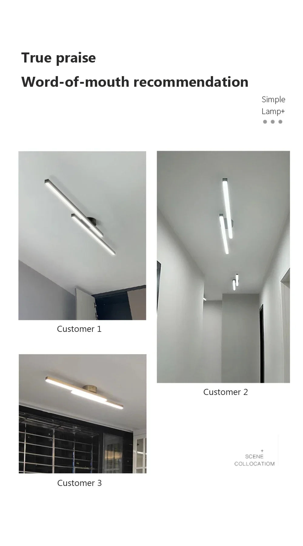 DARHYN - Modern LED Ceiling Light Bars