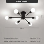 The Meridian Multi-Head Ceiling Light