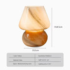 Macaron Modern Glass Table Lamp Mushroom