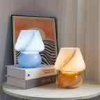 Macaron Modern Glass Table Lamp Mushroom