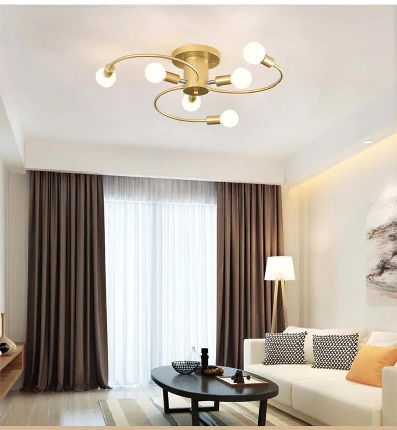 The Meridian Multi-Head Ceiling Light