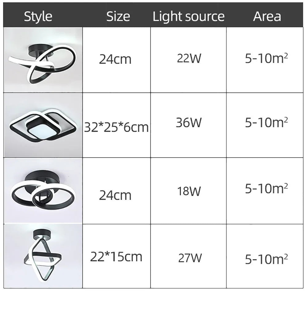 DARHYN - Modern LED Aisle Ceiling Lights