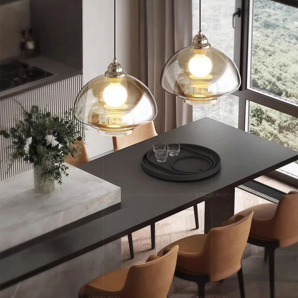 The Ophelia Nordic Glass Pendant