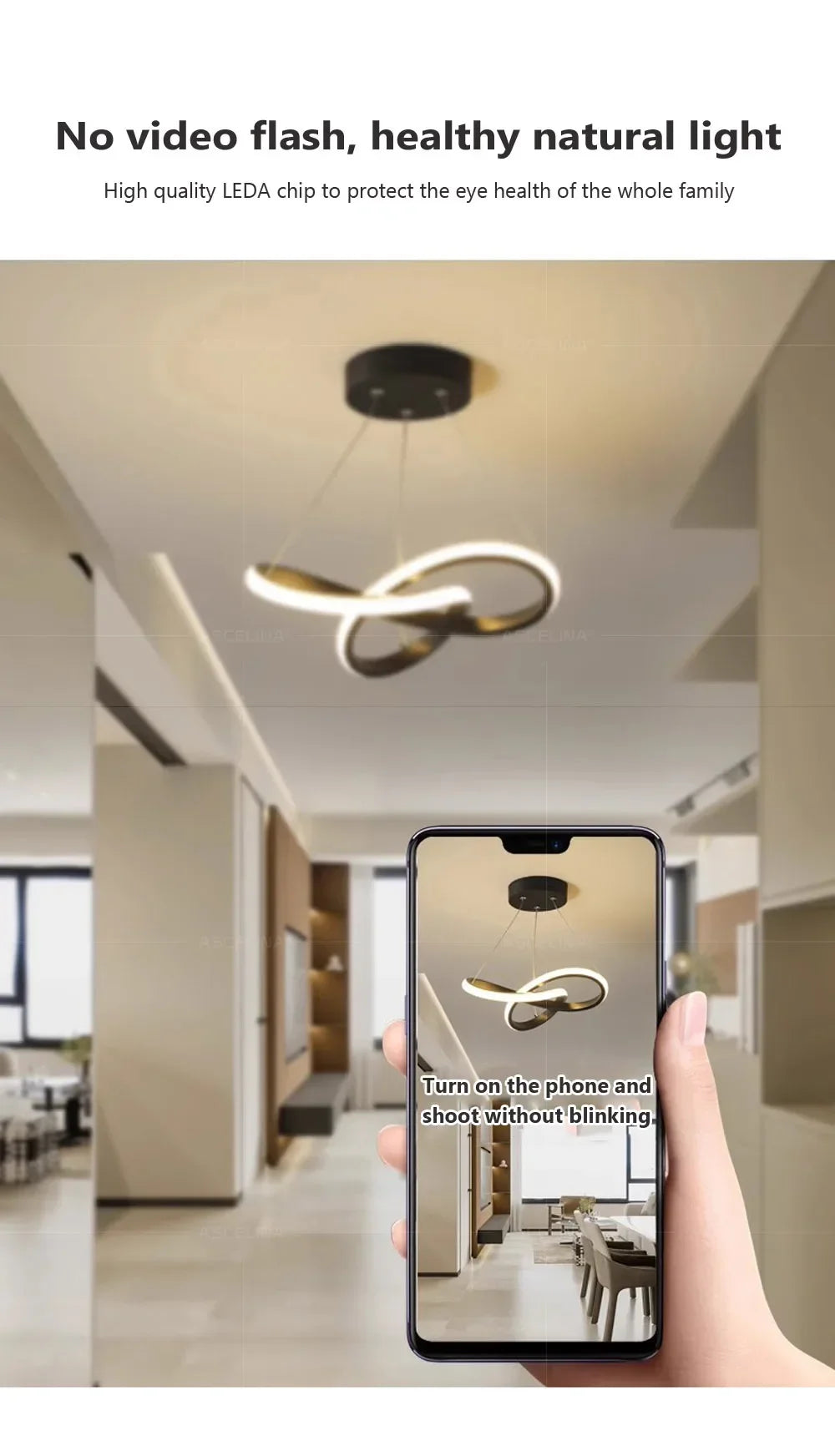 DARHYN - Nordic LED Ceiling Pendant Lamp