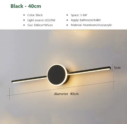 DARHYN - LED Wall Lamps Mirror Headlights