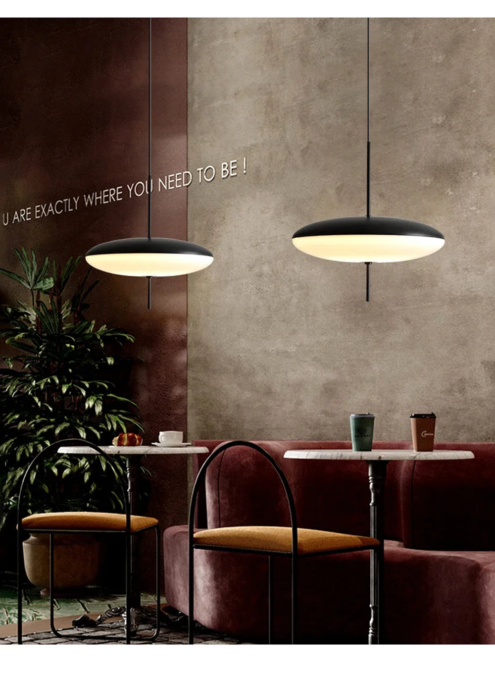 DARHYN - Nordic LED Pendant Light Flying Saucer