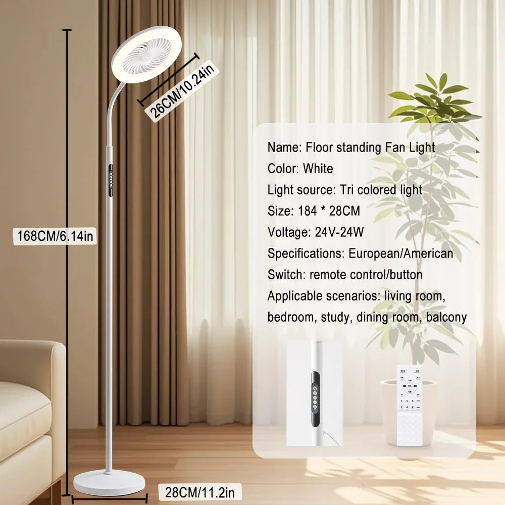 LED Fan Light Floor Standing