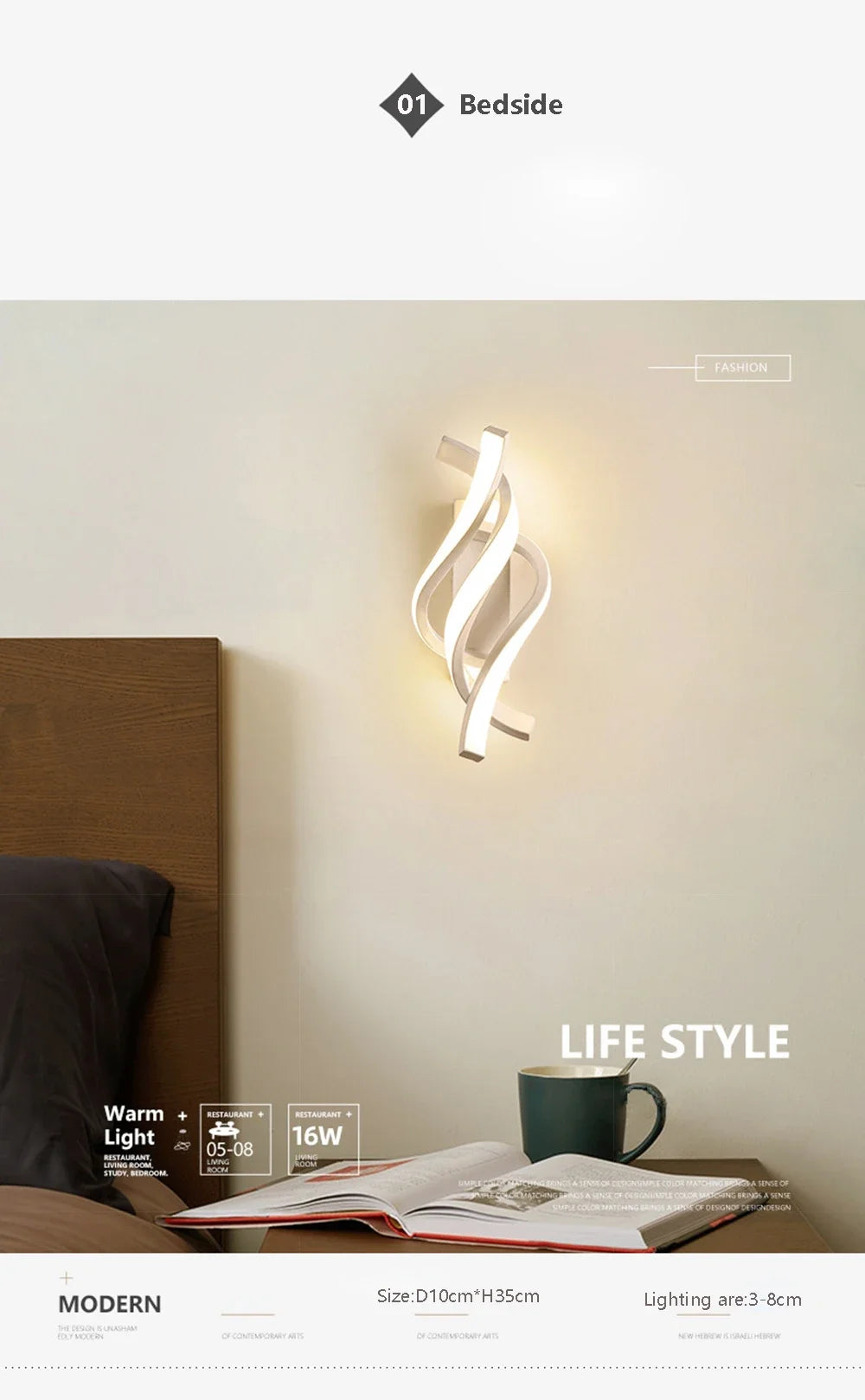 DARHYN - Modern LED Wall Decoration Sconce
