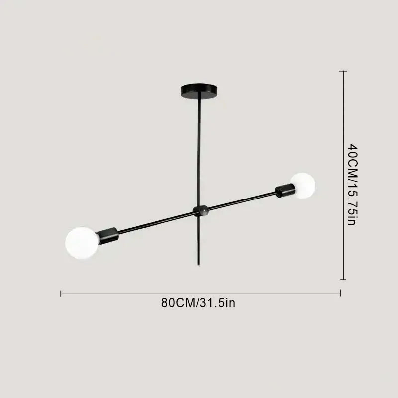 The Meridian Multi-Head Ceiling Light