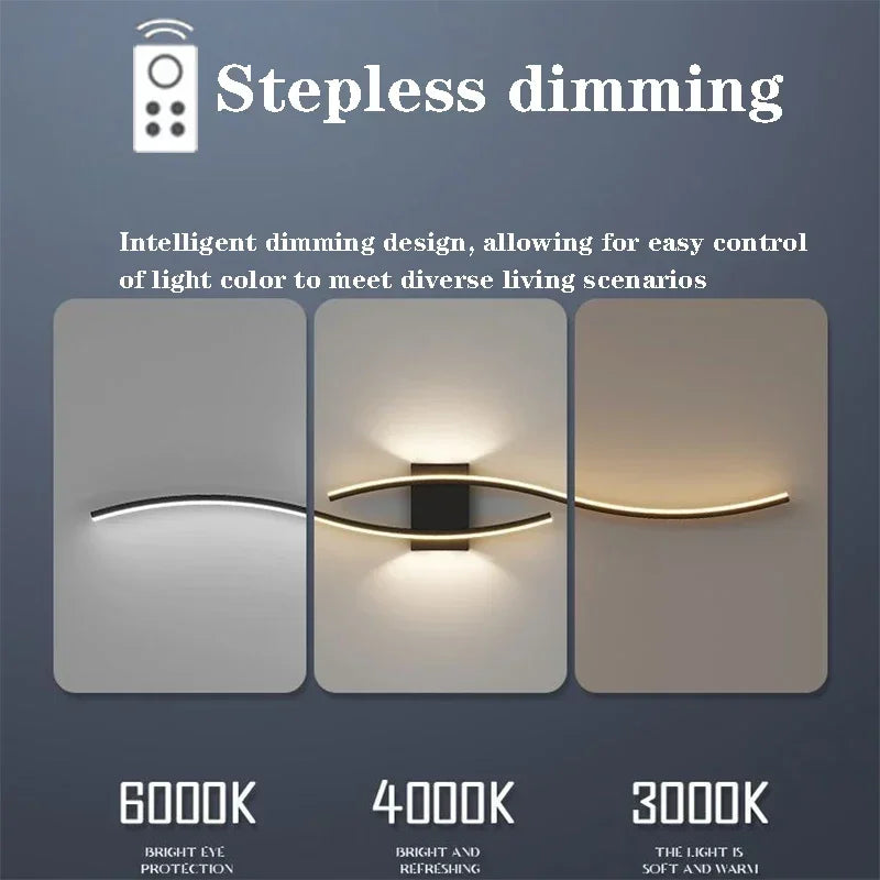 DARHYN - LED Double Curve Wall Light