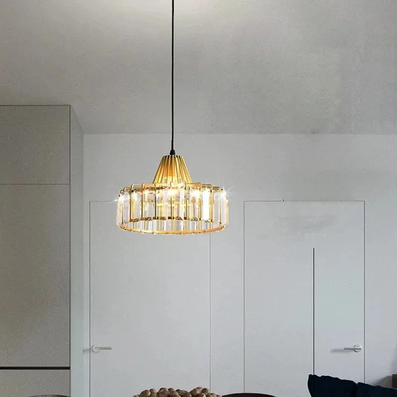 The Gilded Crystal Pendant