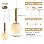 The Solara Textured Glass Pendant