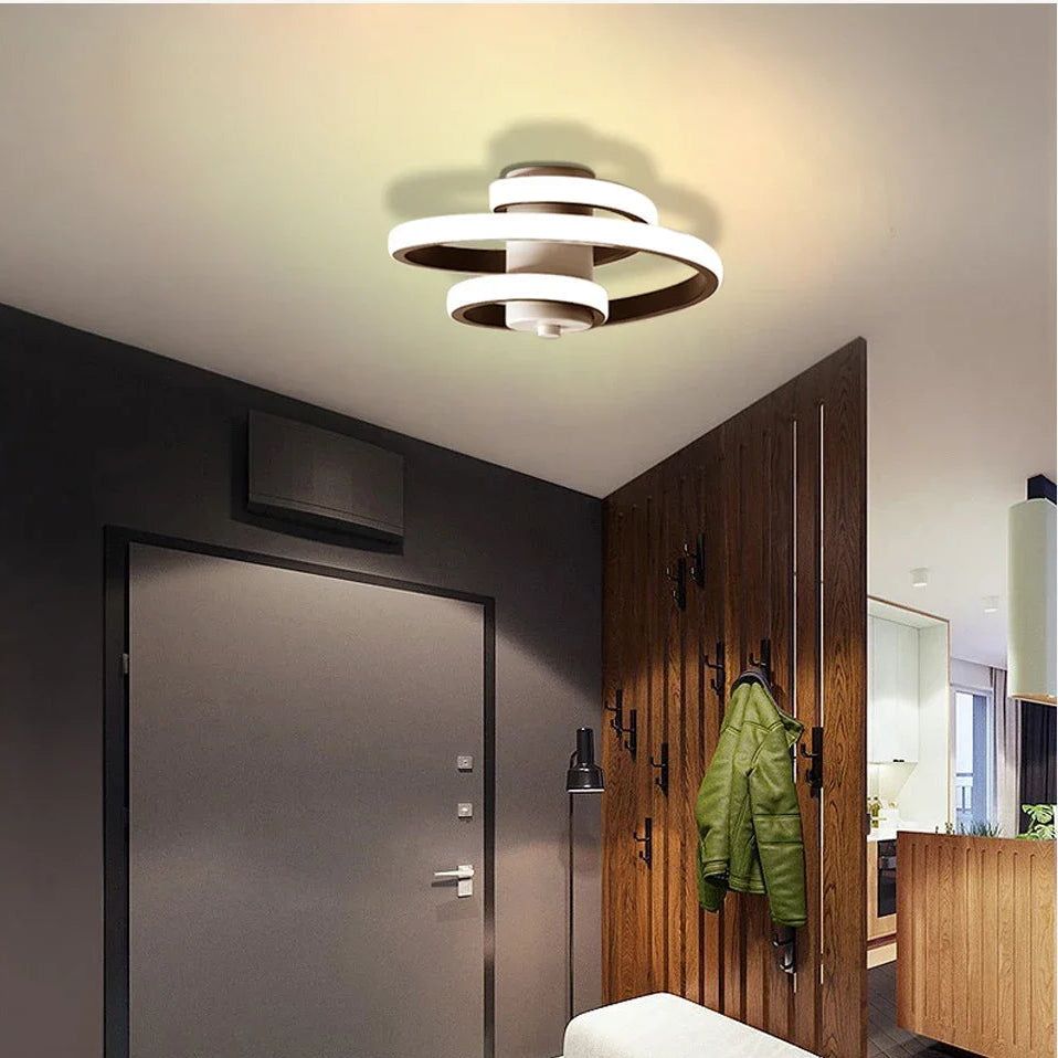The Vortex Modern Spiral Ceiling Light