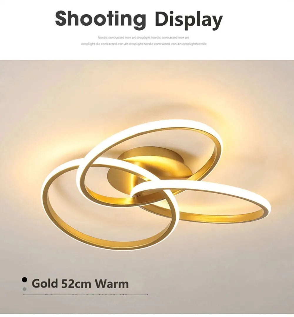 DARHYN - LED Ceiling Light Acrylic Trefoil