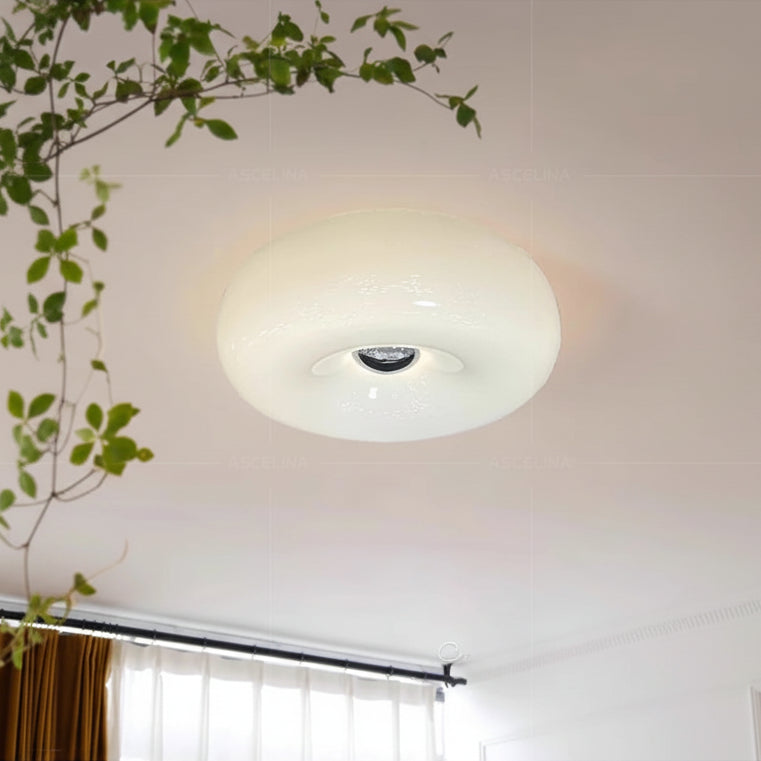 The Orbit Glass Donut Wall Lamp